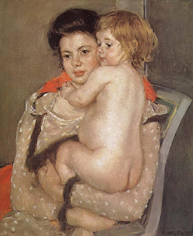Mary Cassatt The girl holding the baby France oil painting art